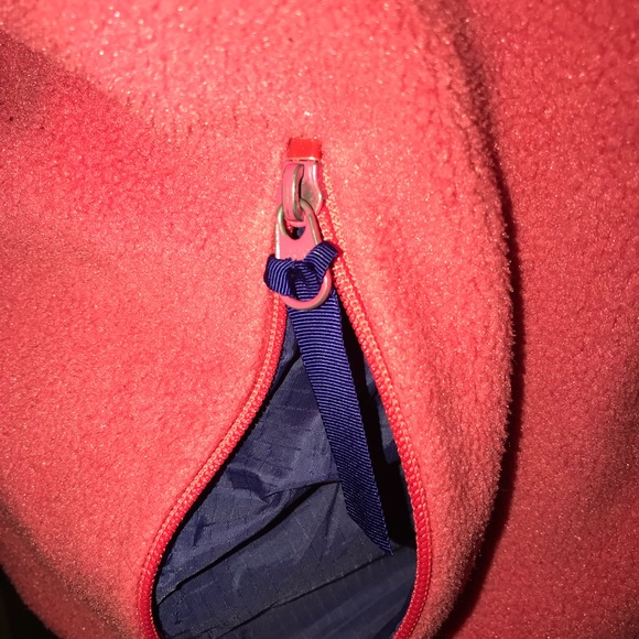 SOLD✨PATAGONIA Pink Reversible Glissade Sherpa Fleece Quarterzip Pullover Jacket - Picture 7 of 8